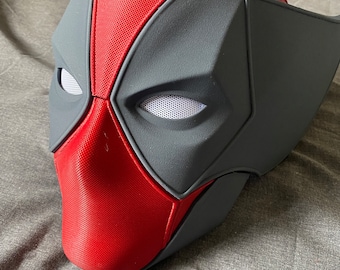 Wolverine Deadpool Raw 3D Print Hood – Unpainted Cosplay Mask – DIY Customization Kit