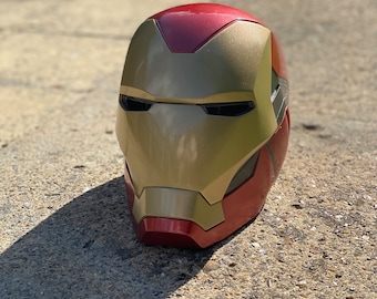 MK85 Iron Man Raw 3D Print Helmet – Unpainted Cosplay Mask – DIY Assembly Kit