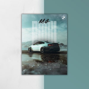 Poster da parete in carta fotografica BMW M4