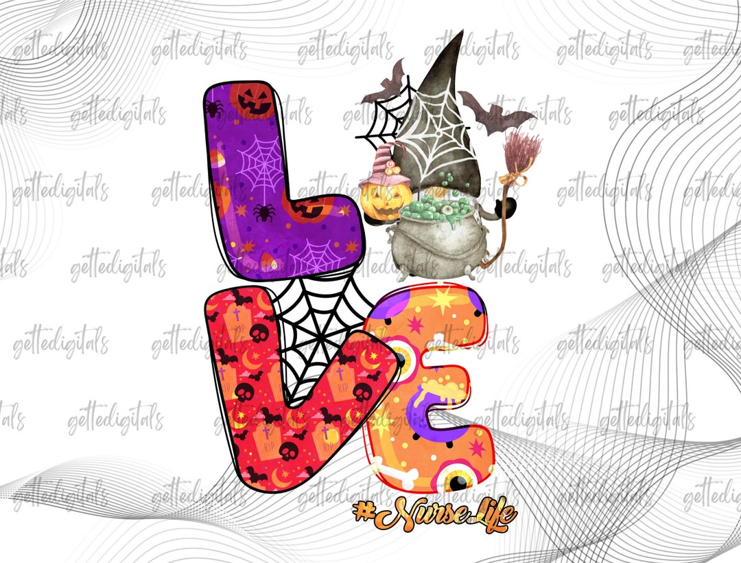 Scary Halloween Nurse Gnome PNG Design for DIY Crafts and Etsy