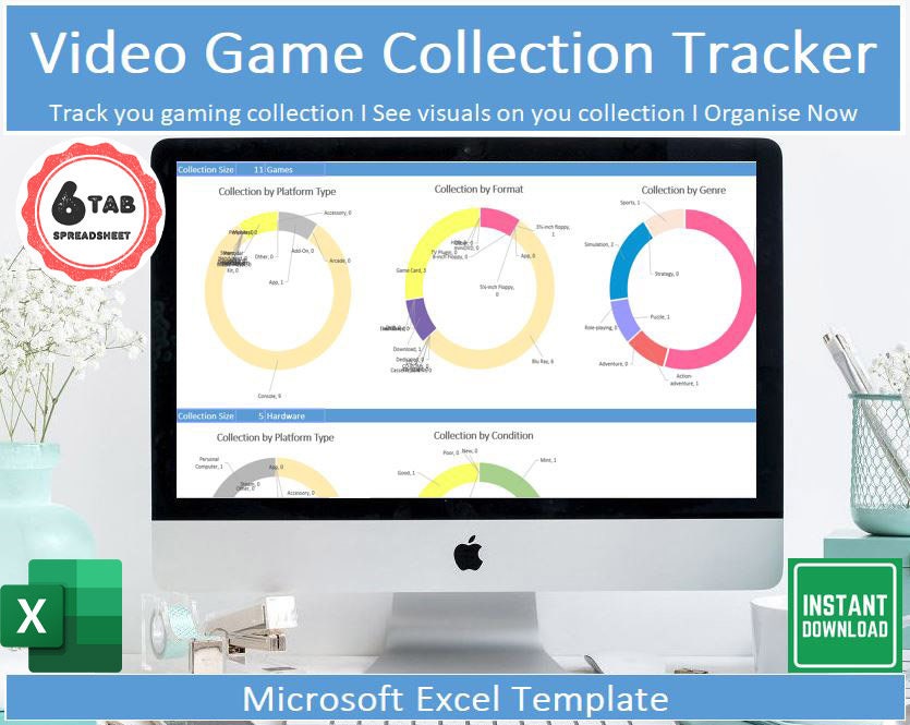 Video Game Collection Tracker Library for Games & Hardware Microsoft