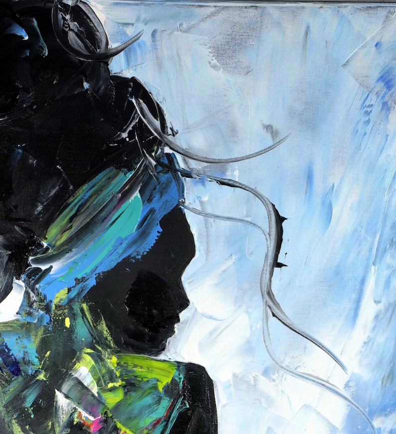 Naked Woman Oil on Canva Naked Gir Art Modern Oil Art - Etsy