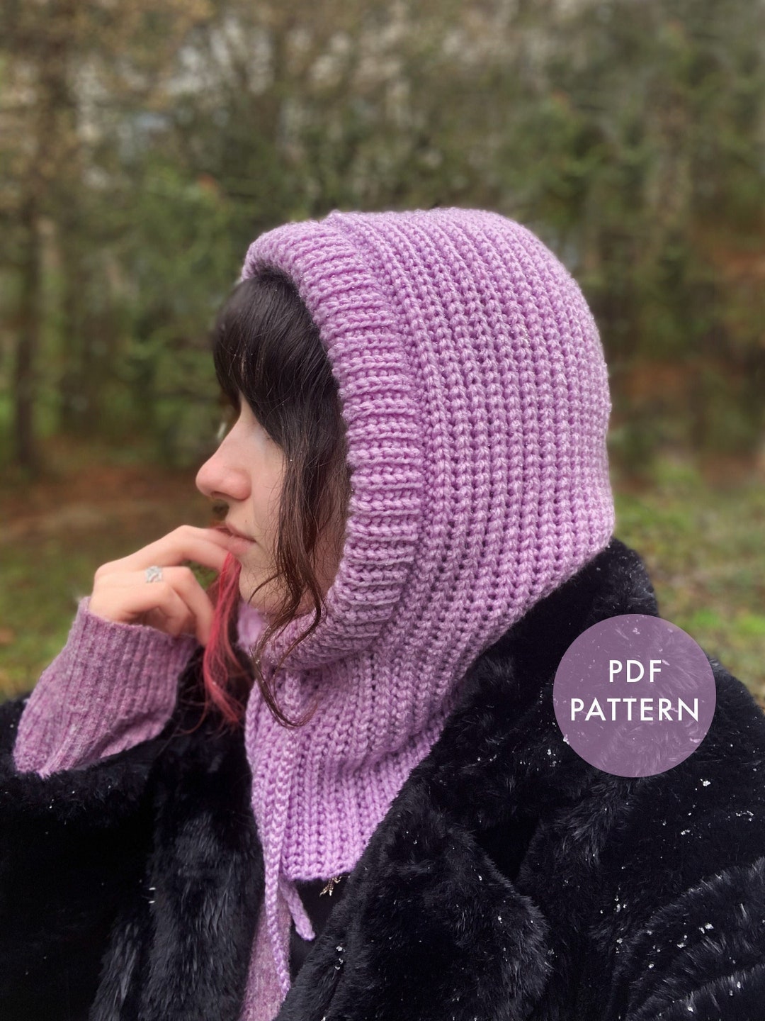 Balaclava Hood Crochet Pattern English Mellow Hood Lockere Ribbed Hood With Drawstring Thick Brim Fake Knit Stitch - Etsy Balaclava Hood Crochet Pattern English Mellow Hood Lockere Ribbed Hood With Drawstring Thick Brim Fake Knit Stitch - Etsy