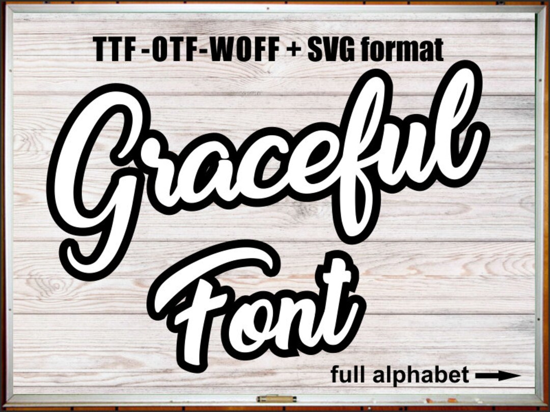 Script Lettering Svg Alphabet SVG #6 Fonts Cutfile Calligraphy Font Svg Handwritten Script ...