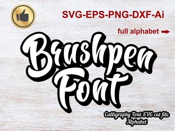 Alphabet SVG Fonts Cutfile Calligraphy Font Svg Handwritten - Etsy