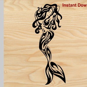 Mermaid Svg Cut Files Mermaid Cricut Files Mermaid Silhouette Mermaid EPS  Mermaid Clipart Files Svg Dfx Eps Png Ai - Etsy