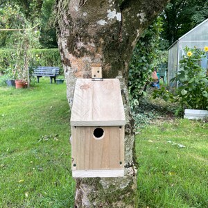 Wooden birdhouse