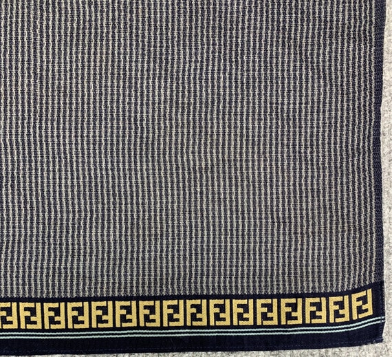 Vintage Scarf Fendi Handkerchief Pocket Square Vi… - image 5