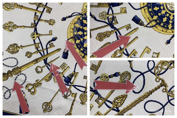 Vintage Hermes Hermes Les Cles the Key Design by Cathy