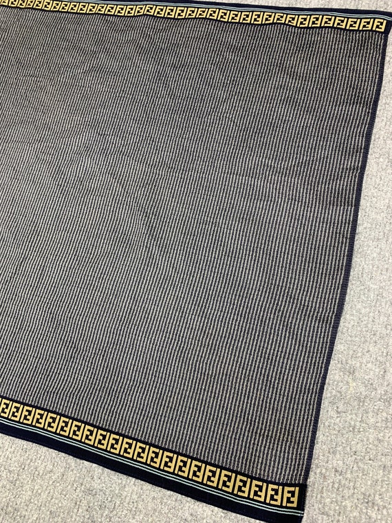Vintage Scarf Fendi Handkerchief Pocket Square Vi… - image 4