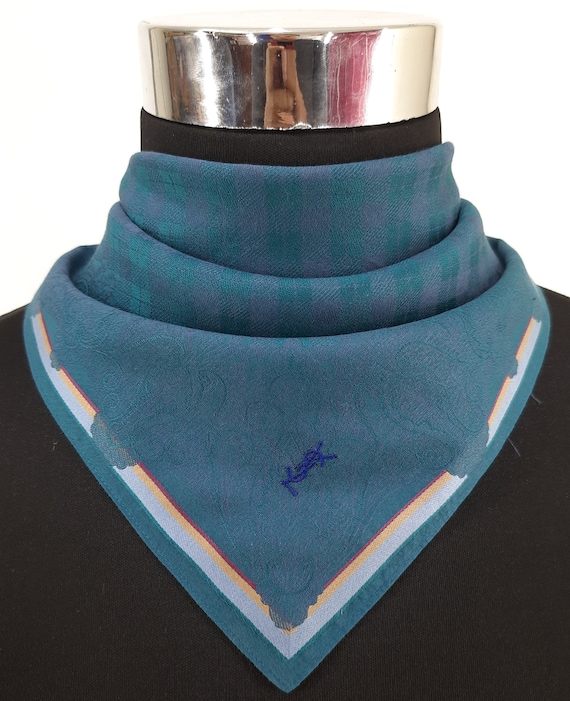 Teal Laurent Pocket Square Teal Laurent Pocket Square