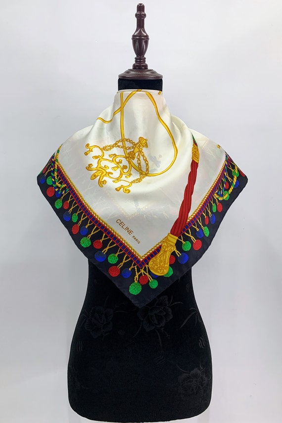 Celine vintage scarf discount