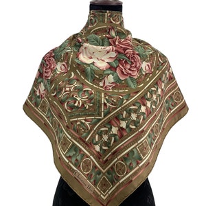 Vintage Scarf Chanel Silk Scarf Geometric Shawl Chanel Silk Vintage Scarf Chanel Silk Scarf Geometric Shawl Chanel Silk