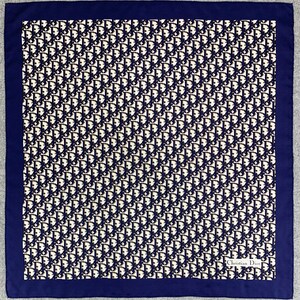 Vintage Scarf Christian Dior Monogram Silk Scarf Vintage Shawl ...