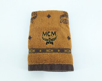 Vintage Towel MCM Hand Wipe Towel Vintage MCM Face Towel MCM Accessories Washcloths Bath Towel Face mcm 12.5 x 13.5 - FC06