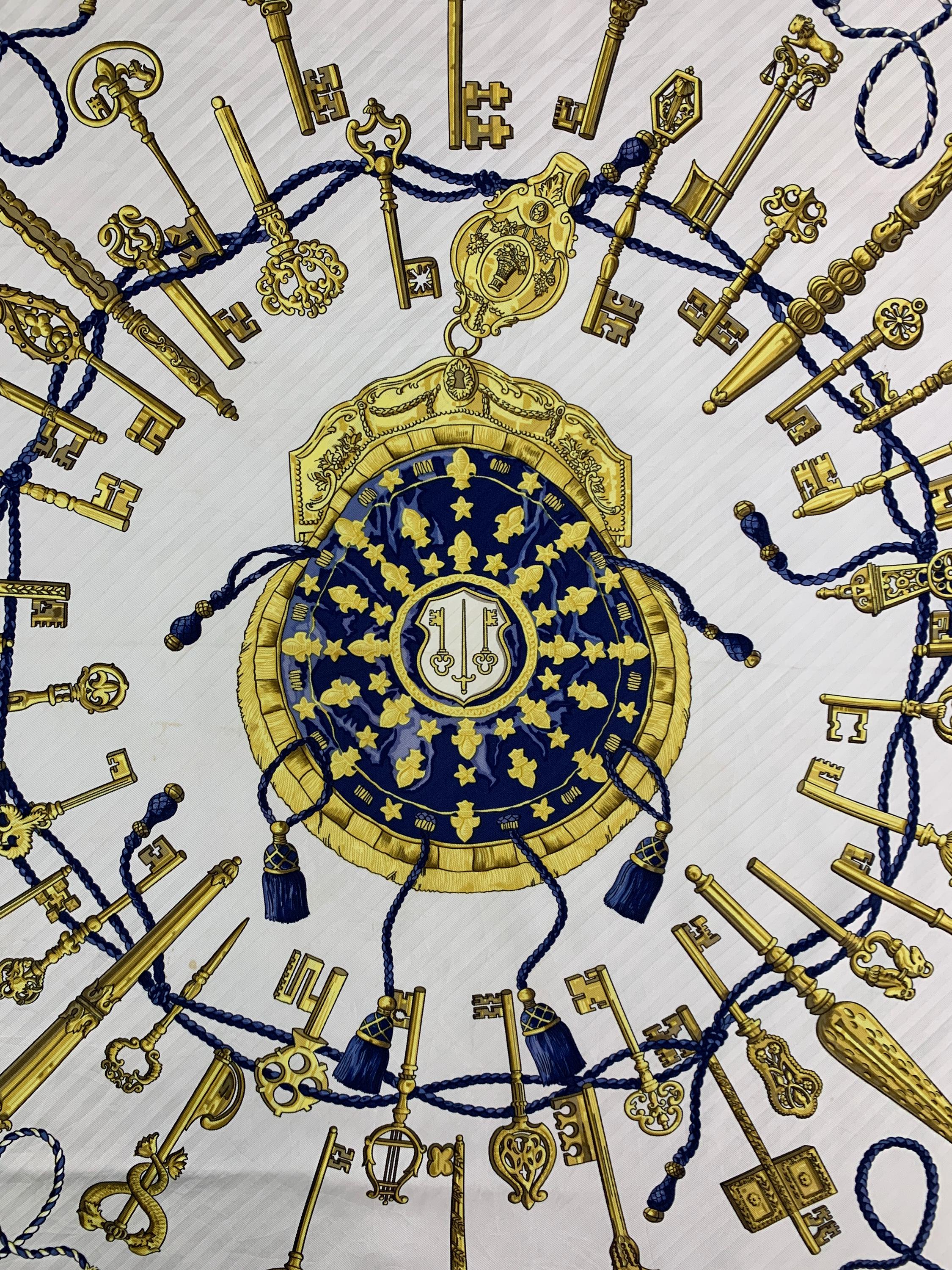 Vintage Hermes Hermes Les Cles the Key Design by Cathy