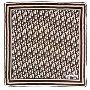 Vintage Scarf Christian Dior Monogram Silk Scarf Classic Shawl ...