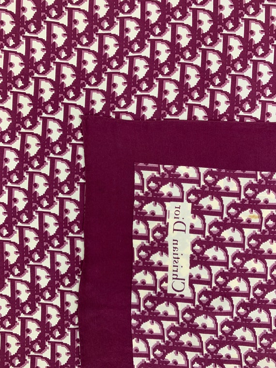 Vintage Scarf Christian Dior Monogram Silk Scarf … - image 7