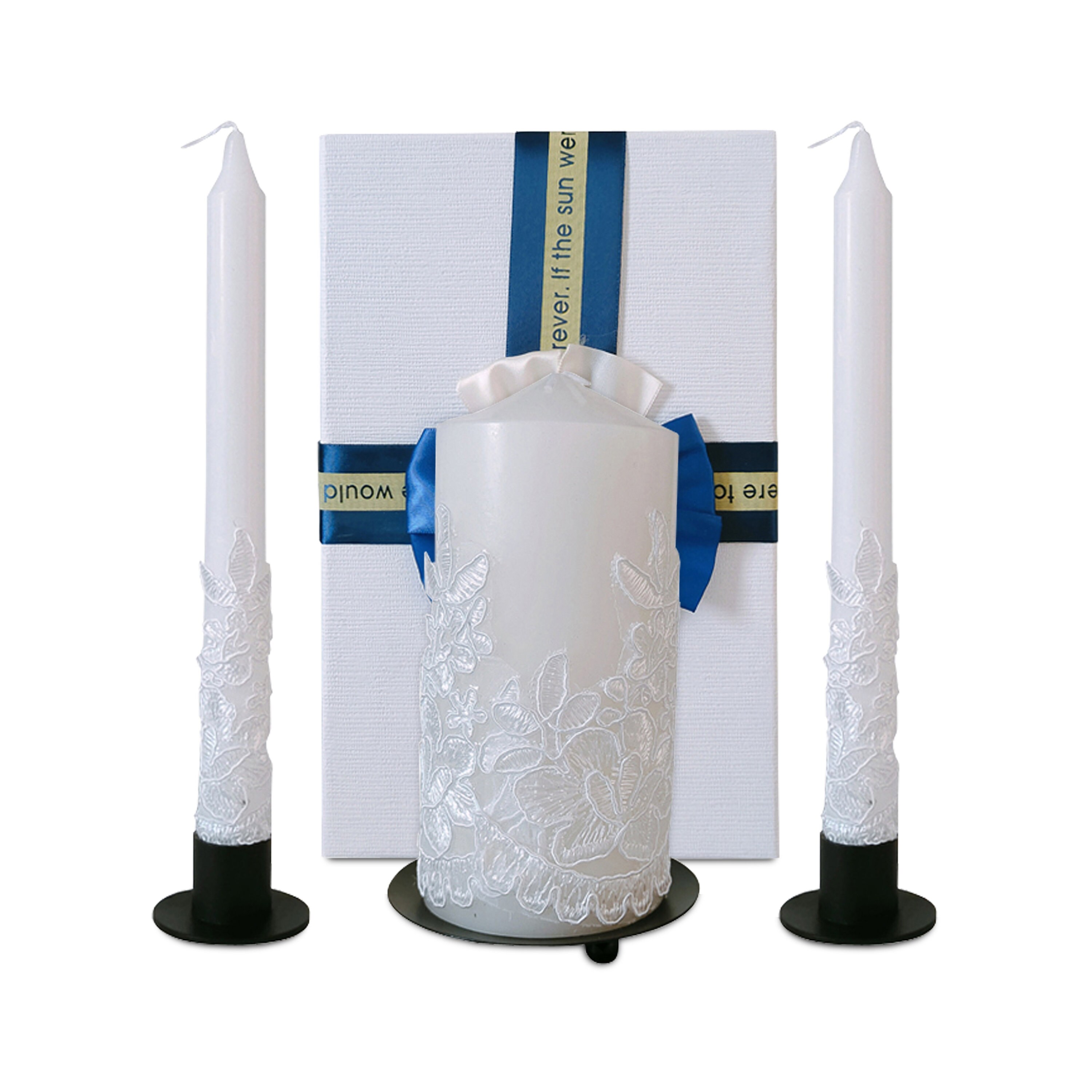 Unity Candles Lot De Bougies Pour Cérémonie De Mariage Avec 1