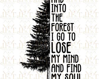Into the Forest to find my Soul Digital Design
