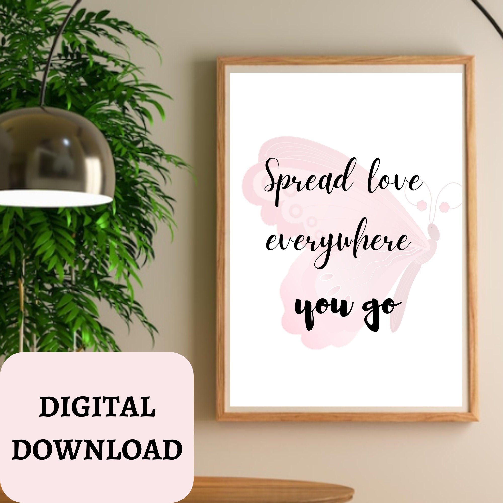 Inspirational Quote - Spread love everywhere you go | Art Board Print