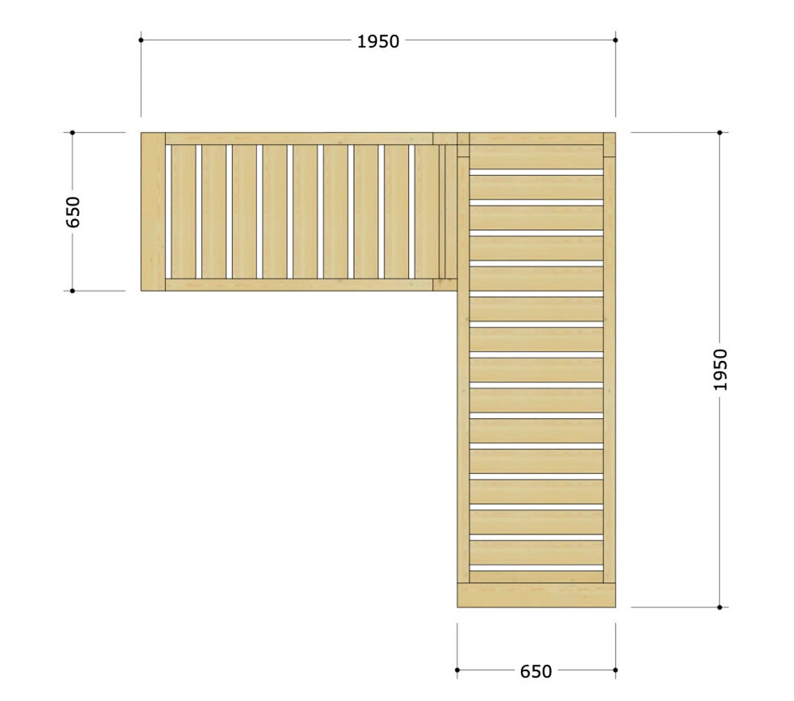 DIY Outdoor Patio Bench PLANS Seating Bench Plans Easy to Etsy