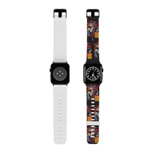 Anime-Inspired Apple Watch Band - Chainsaw Man Design, Unique Watch Strap, Gift for Anime Fans, Fashion Accessory, Stylish Tech Gear