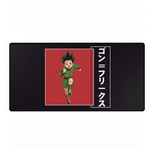 Anime-Inspired Desk Mat - Unique Gamer Mouse Pad, Desk Decor, Home Office Accessory, Gift for Comic Fans, Study Setup