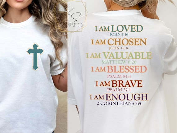I am Chosen Blessed T shirt I am Chosen Blessed T shirt