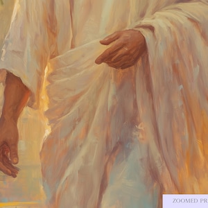 Jesus Kristus-målning | Kristen väggkonst | LDS-porträtt av Kristus | Utskrivbar bibelkonst | Digital nedladdning av Jesus bild 5