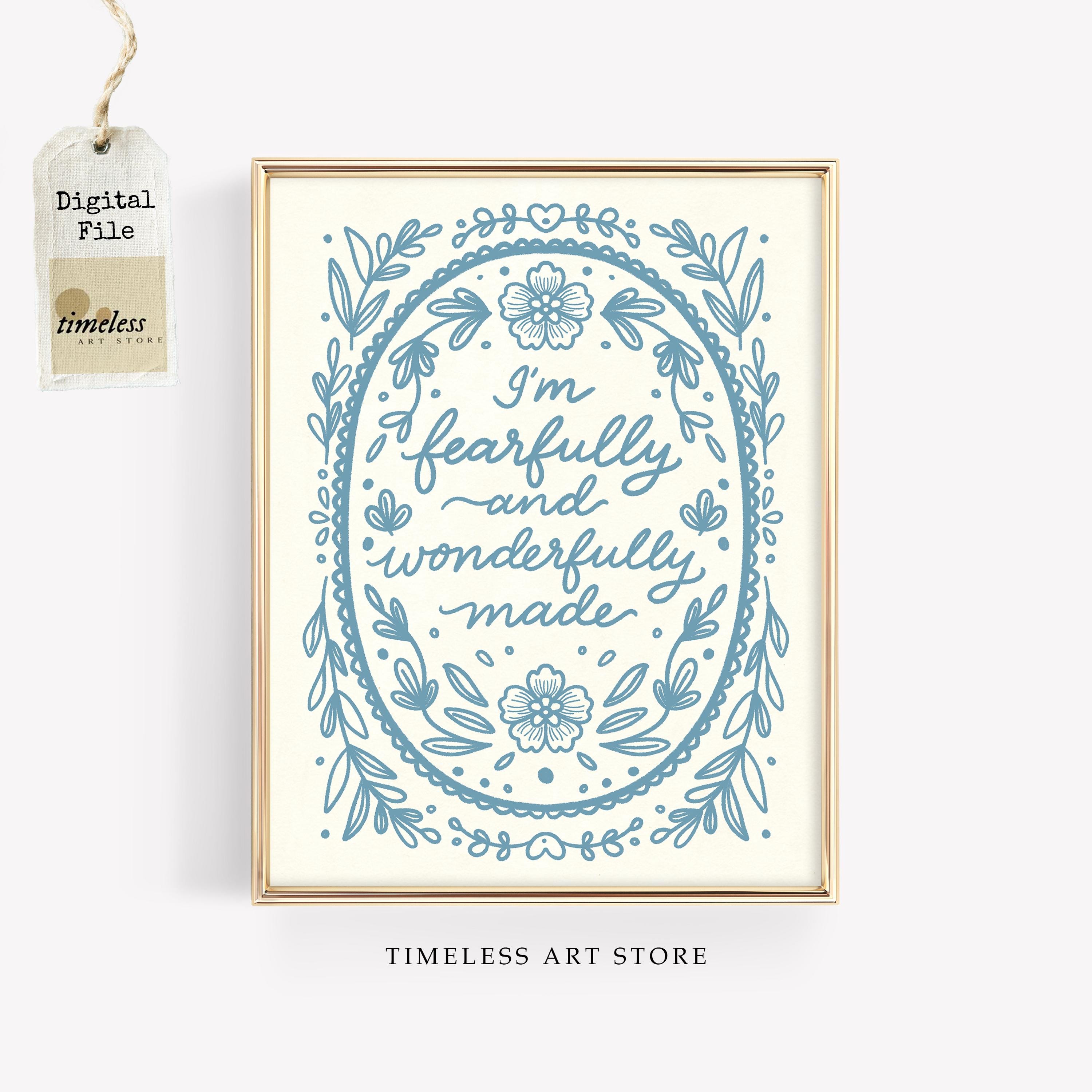 Fearfully And Wonderfully Made Bible Verse Wall Art Christian fearfully-and-wonderfully-made-bible-verse-wall-art-christian