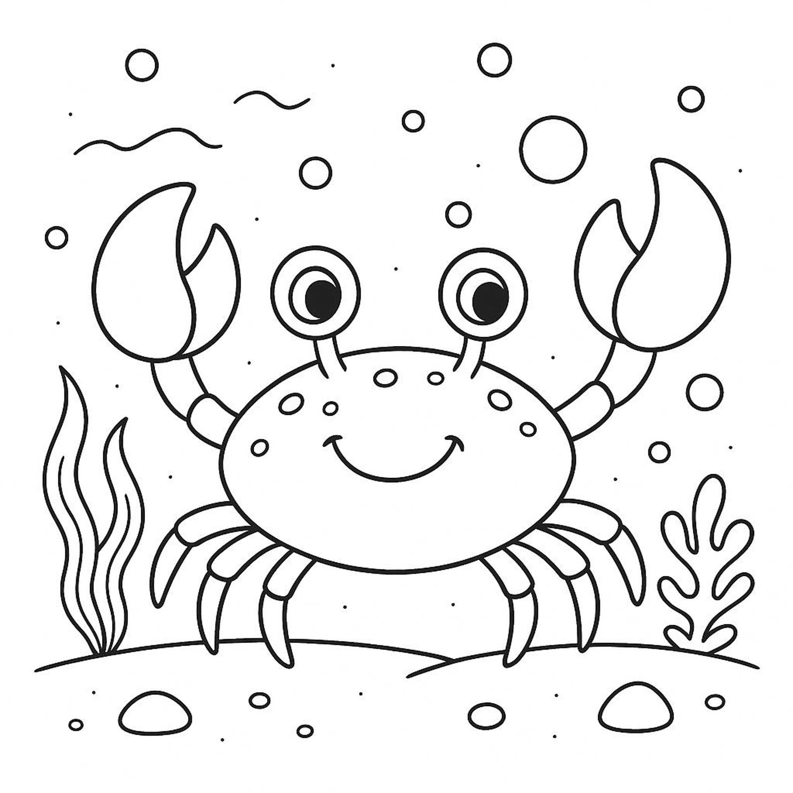 Meerestiere Ausmalbilder Für Kinder – 10-seitiges PDF Malbuch Zum