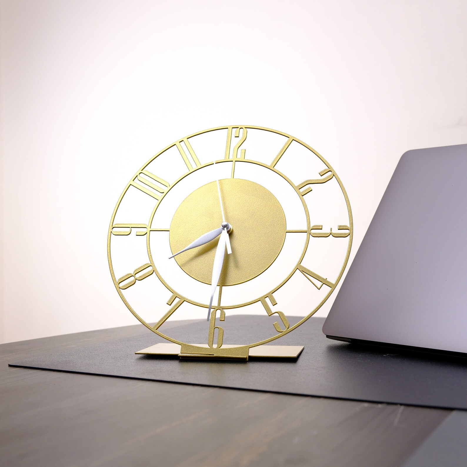 Unique Desk Clock With Numbers Office Accessories for Women Etsy