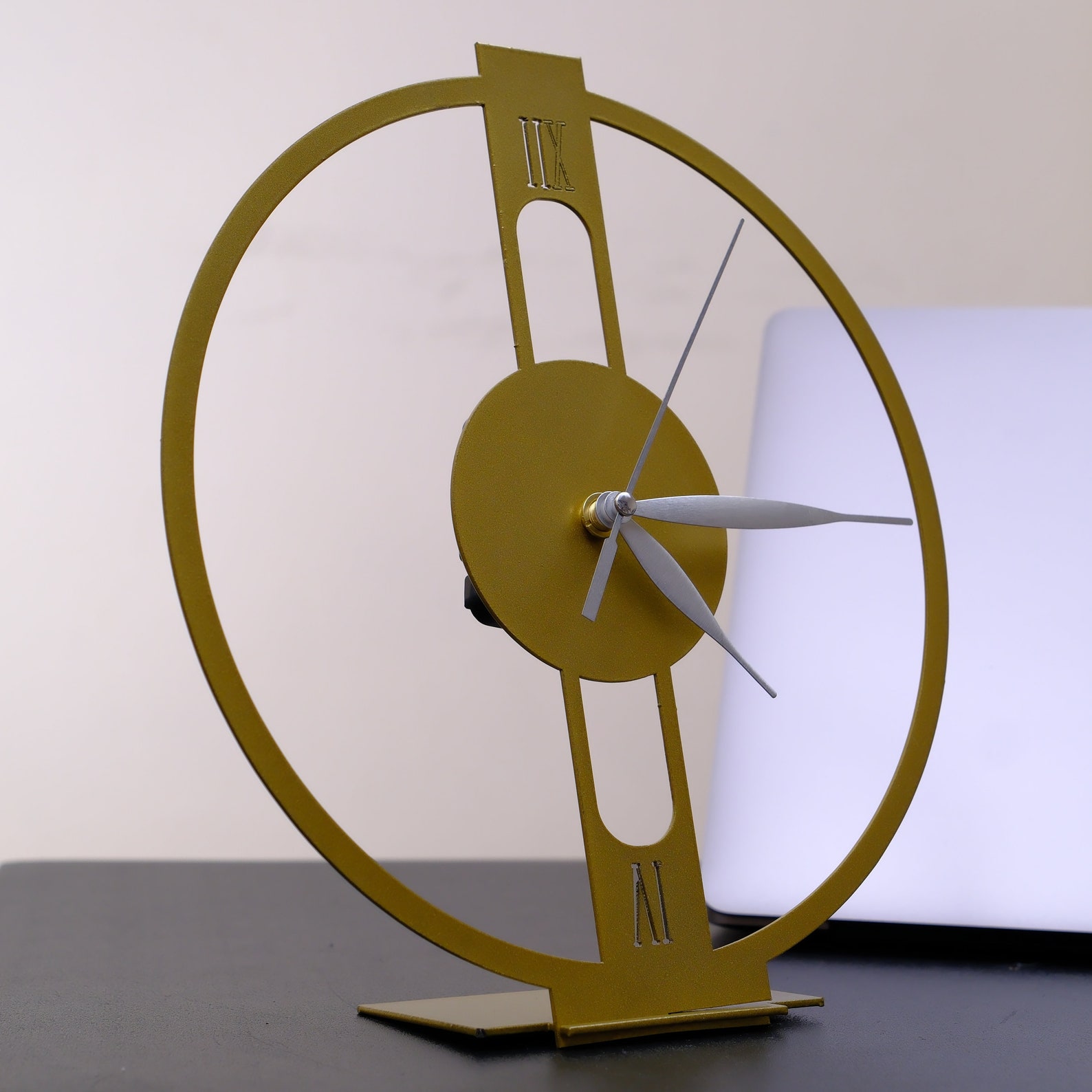 Modern Office Desk Clock Office Decors Men Desk Tabletop Etsy