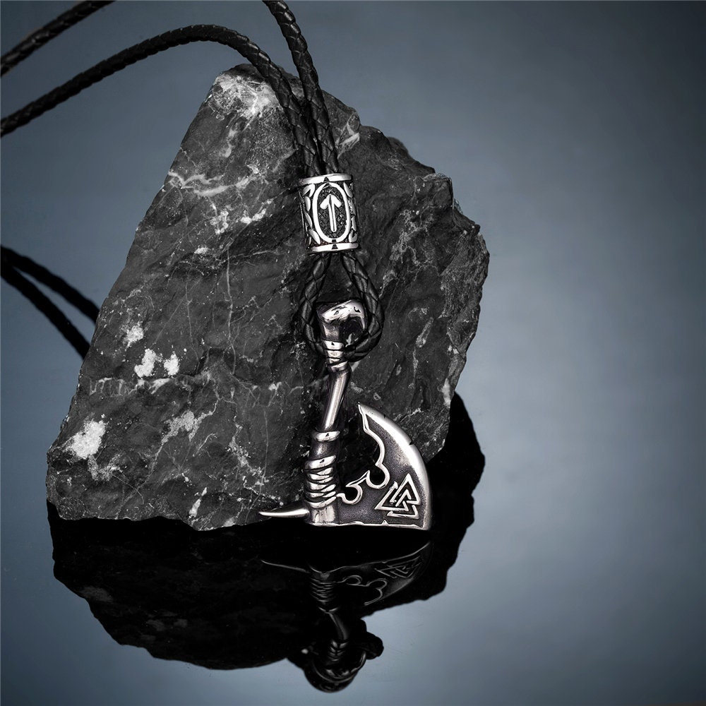 Vikings Ax Necklace Gothic Vikings Axe Pendant Selfdefense Etsy