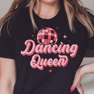 Dancing Queen SVG, Disco Party PNG Files for Gift T-shirt, Cricut, HTV, Instant Digital Download