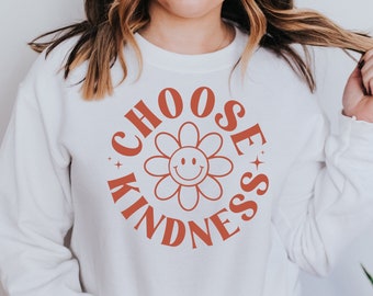 Choose Kindness SVG, Smiley Face svg, Choose kind, Be Kind svg, Positive SVG, Trendy Svg, Be Kind To Yourself, Kindness SVG Png Sublimation