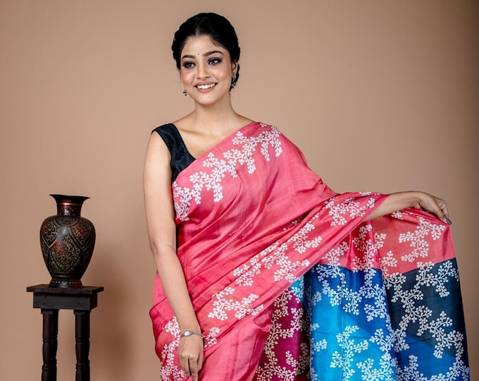 Bandhani Print Saree 3063 - Etsy