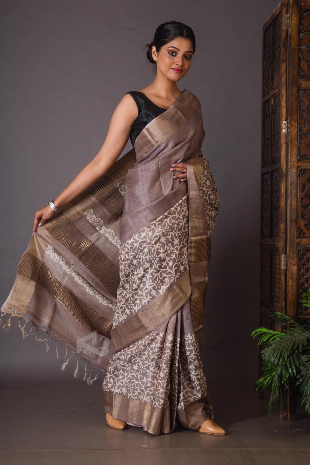 Kashish Tussar Silk Saree Silk Mark Certified Etsy kashish-tussar-silk-saree-silk-mark-certified-etsy