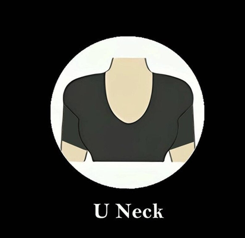 u neck blouse