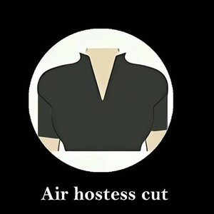 air hostess cut blouse