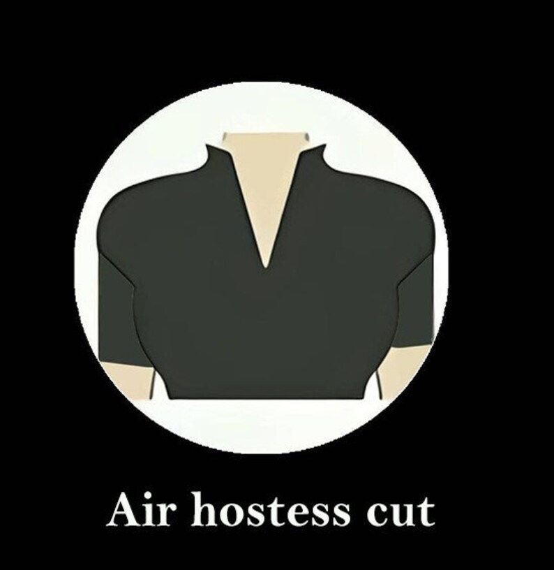 air hostess cut blouse