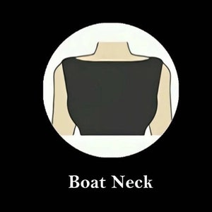 boat neck blouse