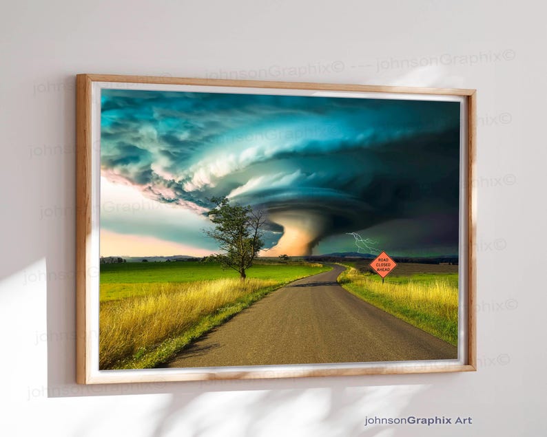 Supercell Tornado Photo Print: Storm Chasers Wall Art - Etsy