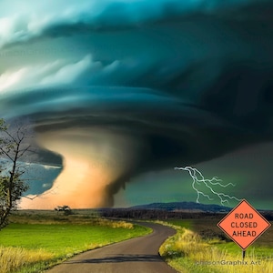 Supercell Tornado Photo Print: Storm Chasers Wall Art