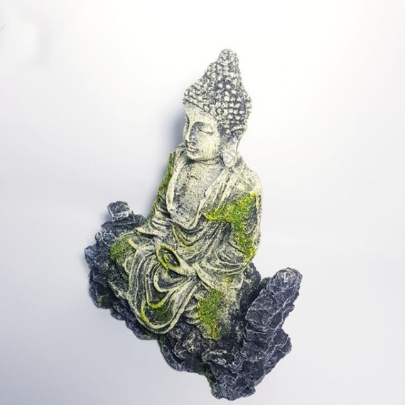 Buddha Aquarium Decor Fish Tank Decoration Pagoda Statue Hardscape
