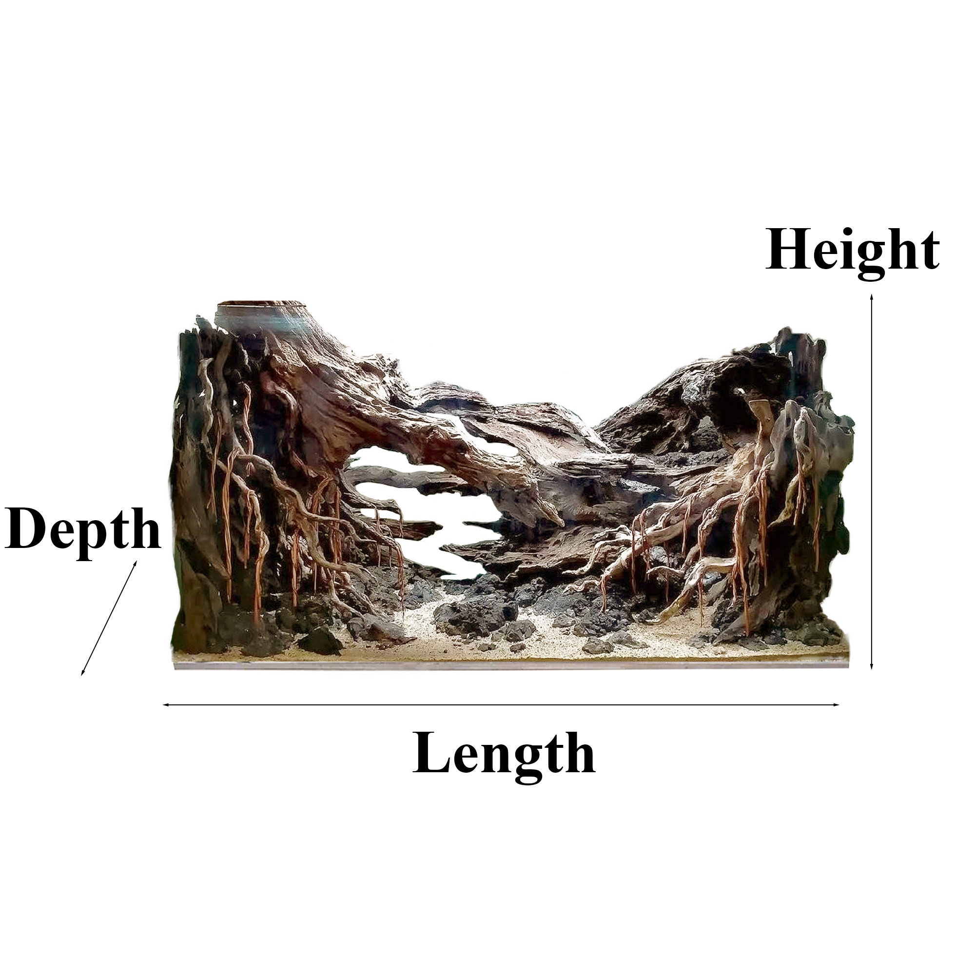 Aquascape Driftwood Aquarium Bonsai Aquascaping Wood Cave Fish Tank ...
