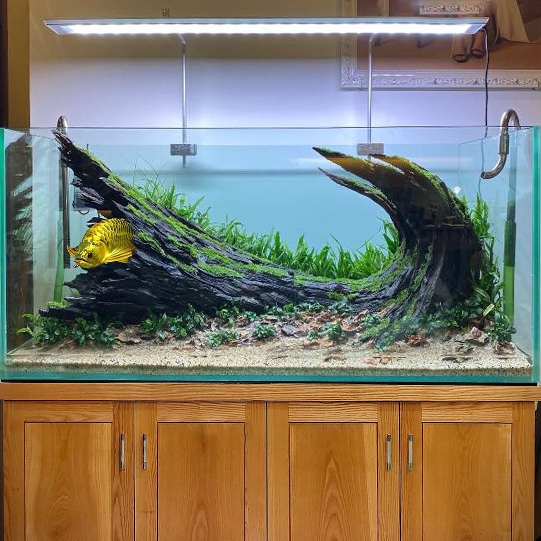 Aquascape Driftwood Aquarium Cave Hardscape Drift Wood Fish Tank