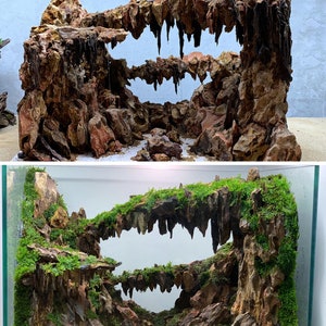 Dragon stone aquarium aquascape landscape bonsai fish tank decorations