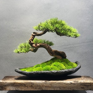 Fake plants artificial bonsai driftwood tree handmade for home decor